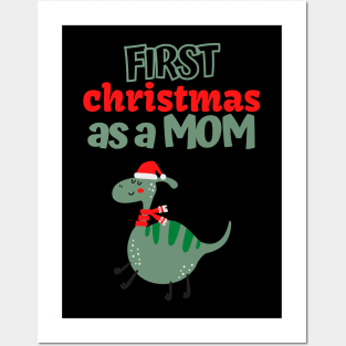 first christmas as a mom Posters and Art